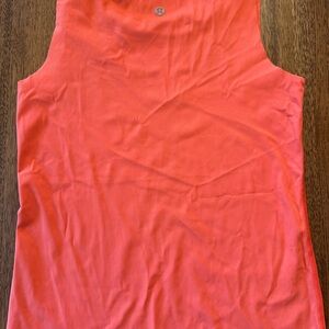 lululemon athletica Vibrant Orange Tank Top, raw edges